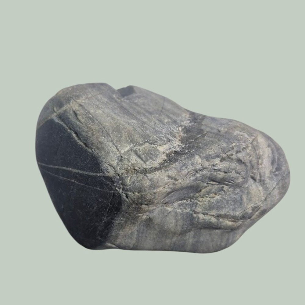 PNW Wishing Stone • Quartz Vein Beach Pebble • Cleansed PNW Altar Stone & Amulet